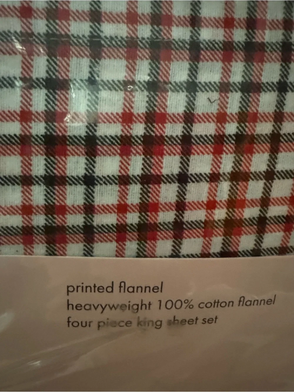 kate spade Red, Black & White Plaid Bedding Sheet Set